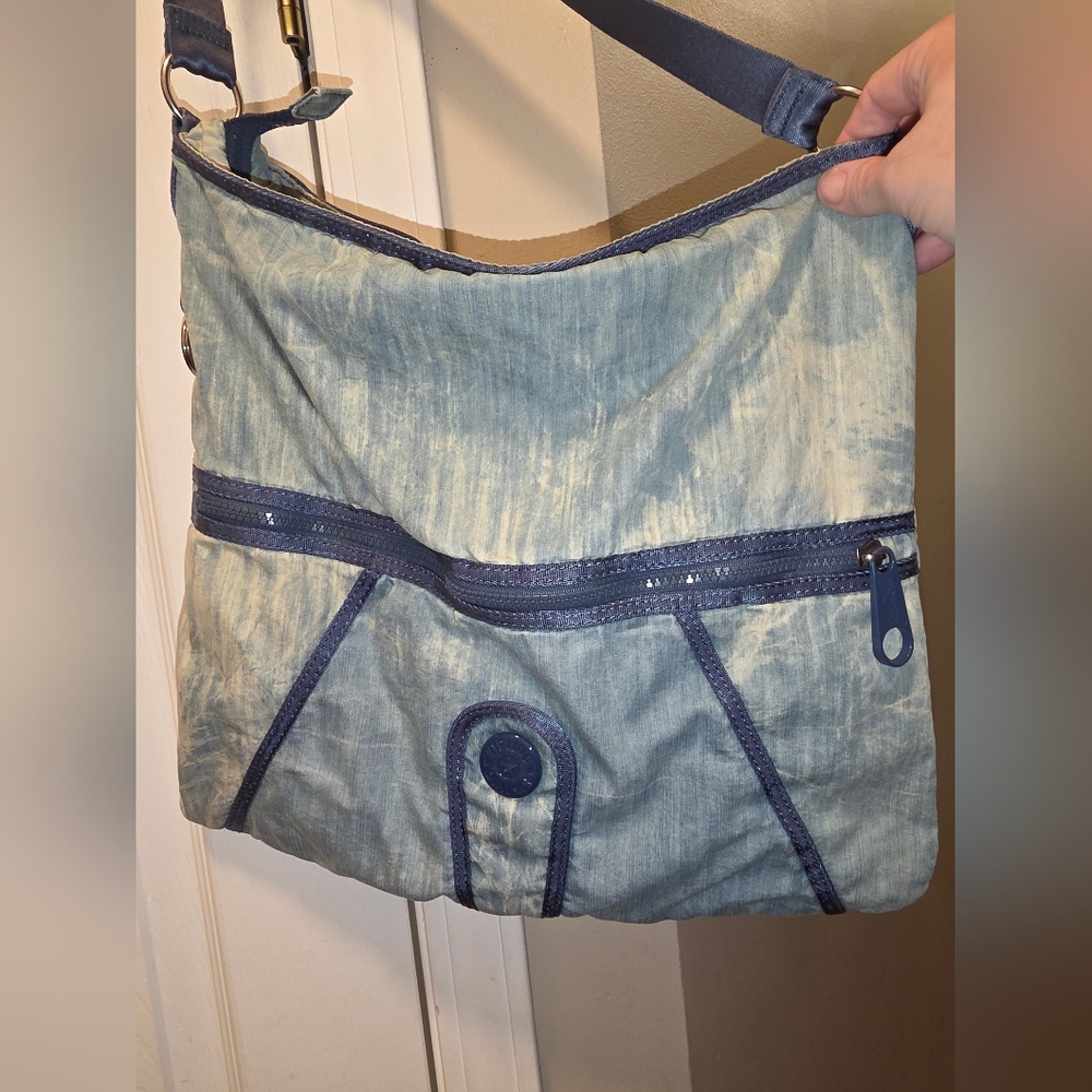 Stylish Kipling Blue Crossbody Shoulder Bag